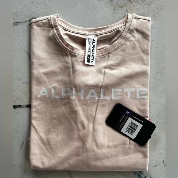 Alphalete Core LS Crop Tee - Blush - Picture 3 of 6